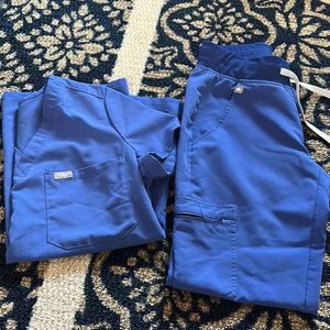 Figs Scrub set in Denim